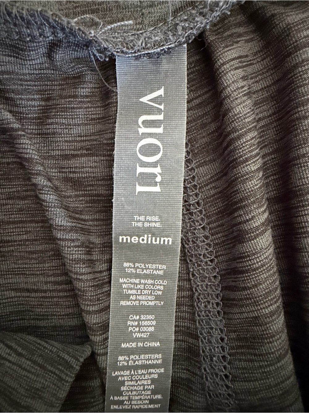 Vuori Women's Lux at Ease Harem Pants Dark Grey Pull On Joggers Ankle Length - Picture 5 of 5